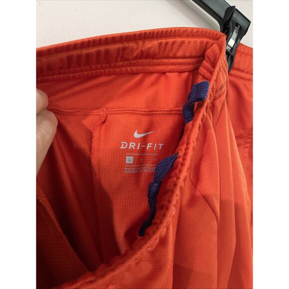 NEW Nike NCAA Clemson Tigers Football Team Issue PE Practice Knit Shorts Mens L - Picture 4 of 6